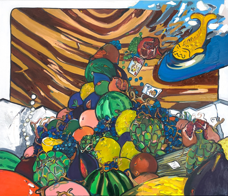 Die Wiener Künstlerin Berenice Darrer hat sich intensiv mit Virginia Woolfs feministischem Roman „Orlando“ beschäftigt und einen Bilderzyklus gemalt, der jetzt in der Galerie Hilger, Ballgasse 1, zu sehen ist.