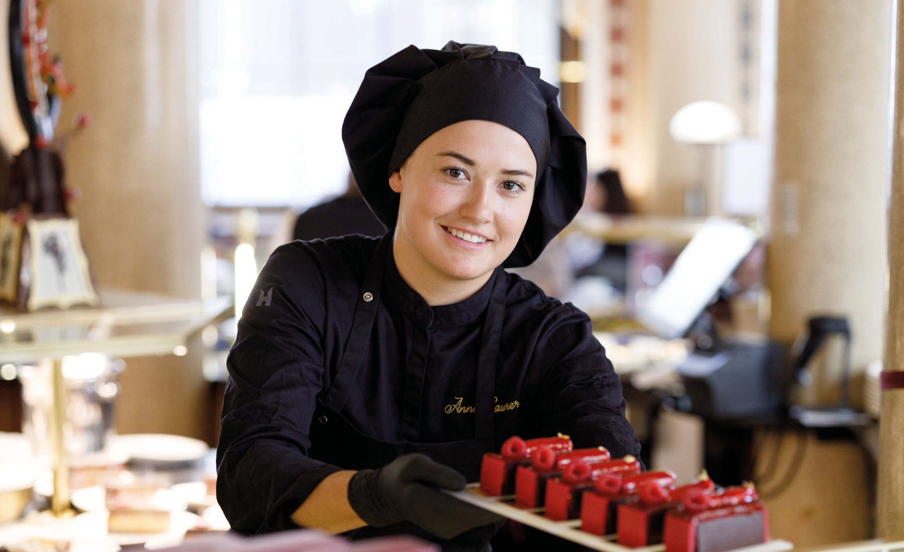 Anna Saurer, Jung-Konditorin im Wiener Café Central, holte sich bei der Berufseuropameisterschaft EuroSkills den sensationellen ersten Platz.