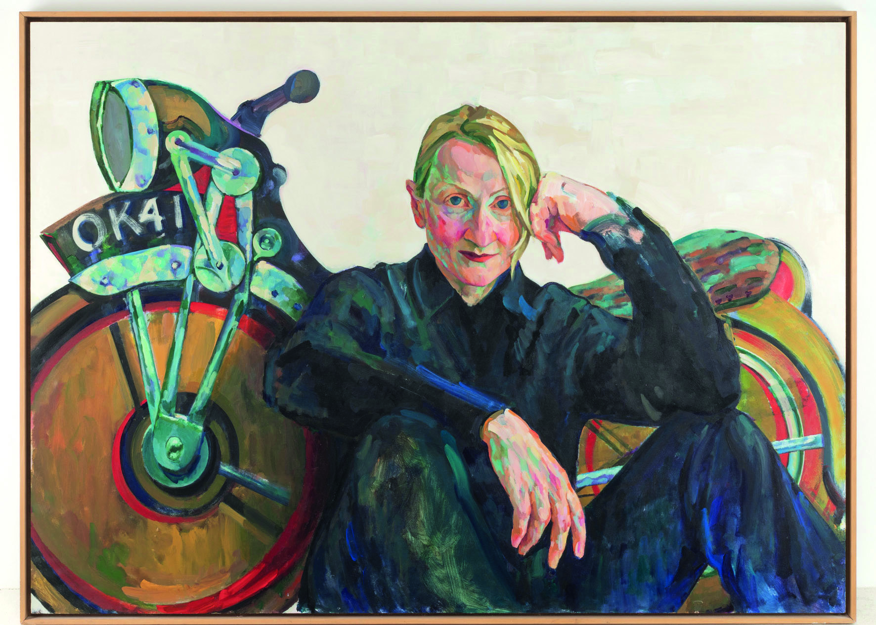 Xenia Hausner malt fast ausschließlich Frauen. Sie hält einen scheinbar flüchtigen Augenblick malerisch fest. – ©Xenia Hausner