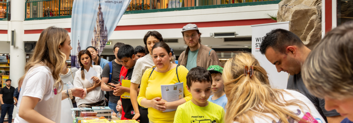 Heuer findet das beliebte Wiener Kinderlesefest wieder am ersten Samstag in den Schulferien, am 29. Juni, im Donaupark von 14 bis 19 im Umfeld der Eröffnung des Wiener Ferienspiels statt. 