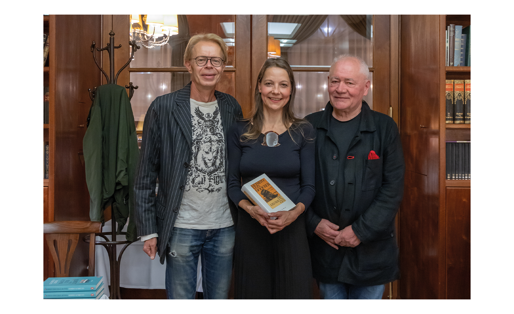 Musik & gute Stimmung beim 4. D-Day für Doderer im Café Landtmann