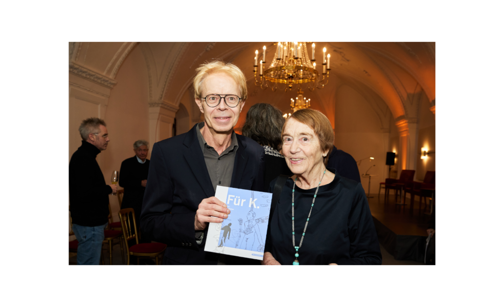 Helmut Schneider mit Renate Welsh. – ©Stefan Burghart