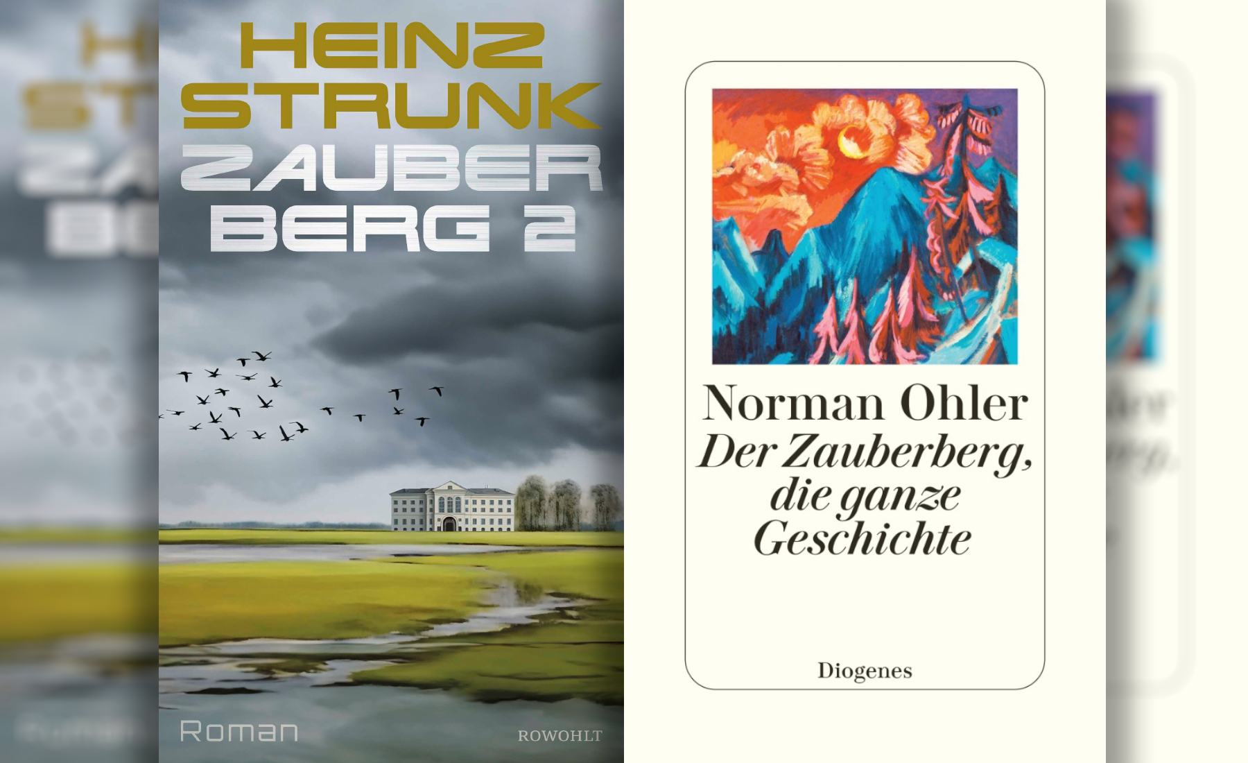 Thomas Manns Zauberberg – 2 Bücher zum Literatur-Jubiläum
