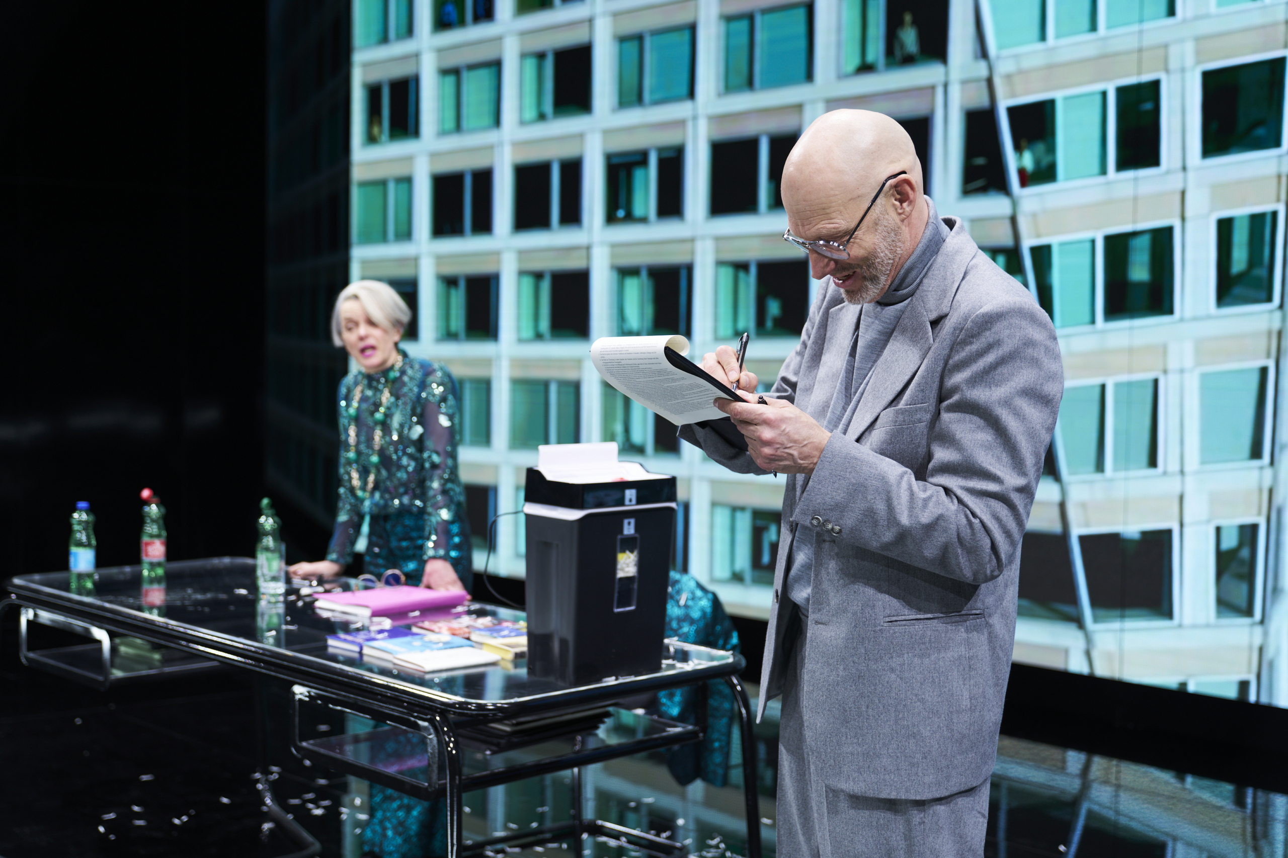 Joachim Meyerhoff wieder an der Burg – er spielt in „Der Fall McNeal“ von Ayad Akhtar einen nazistischen Autor. | ©Tommy Hetzel