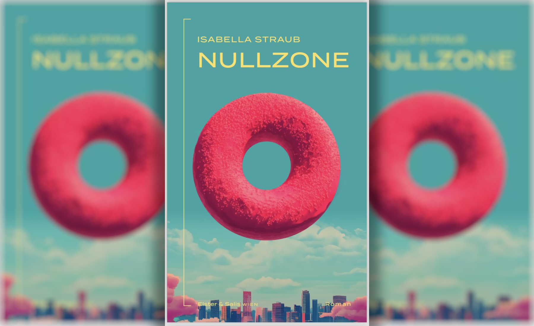 3 Menschen am Dach eines Hochhauses – Isabella Straubs Roman „Nullzone“
