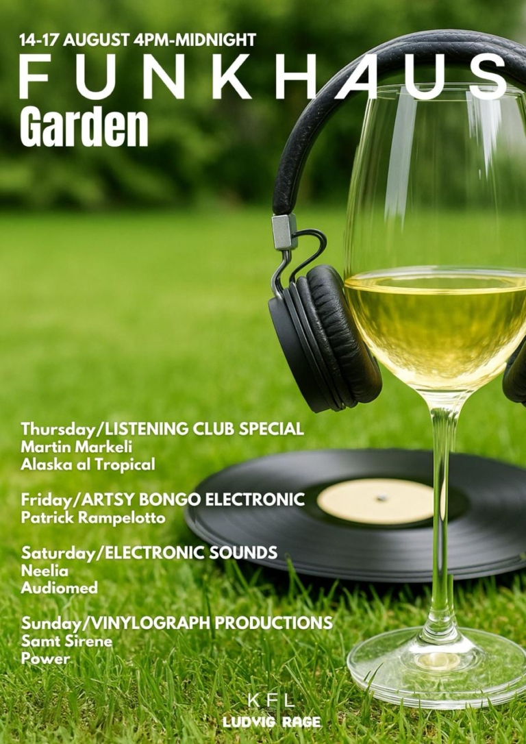 Vier Tage Beats & Drinks: Funkhaus feiert Garteneröffnung