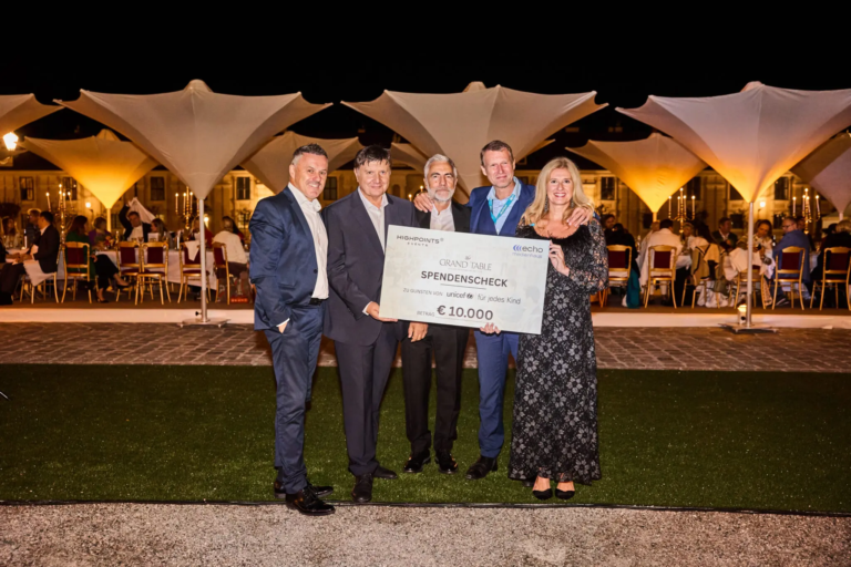 Charity-Dinner vor dem Schloss Schönbrunn