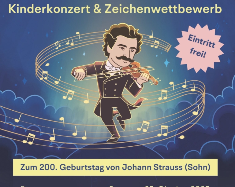 Geburtstagsfest für Johann Strauss für Kinder und Erwachsene bei freiem Eintritt